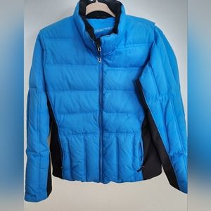 Obermeyer Women's Ski Jacket, size 16, blue/black